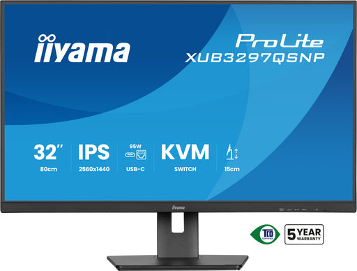 iiyama ProLite XUB3297QSNP-B1 32" 100Hz 1ms QHD Desktop Monitor Desktop Monitor iiyama