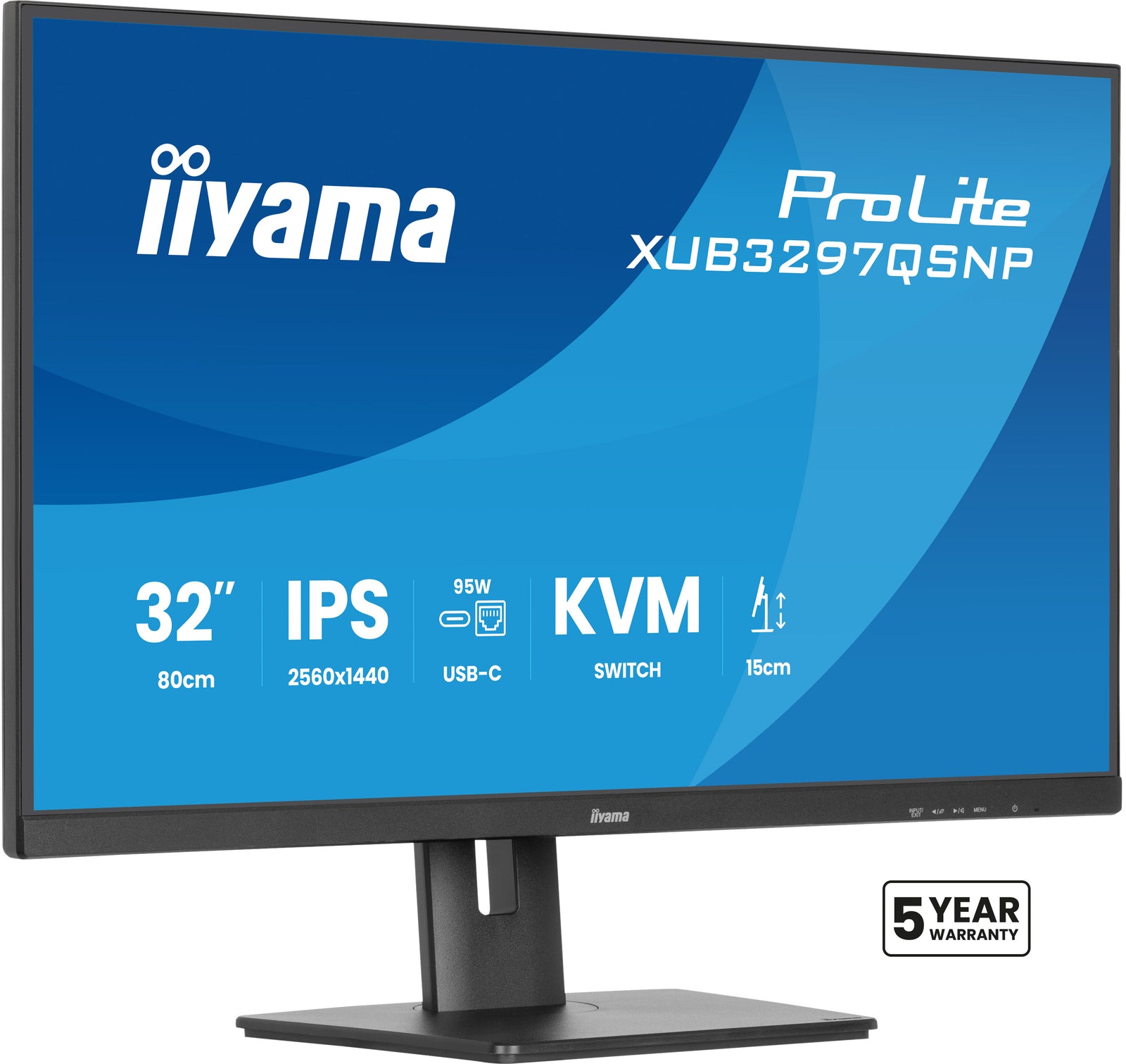 iiyama ProLite XUB3297QSNP-B1 32" 100Hz 1ms QHD Desktop Monitor Desktop Monitor iiyama