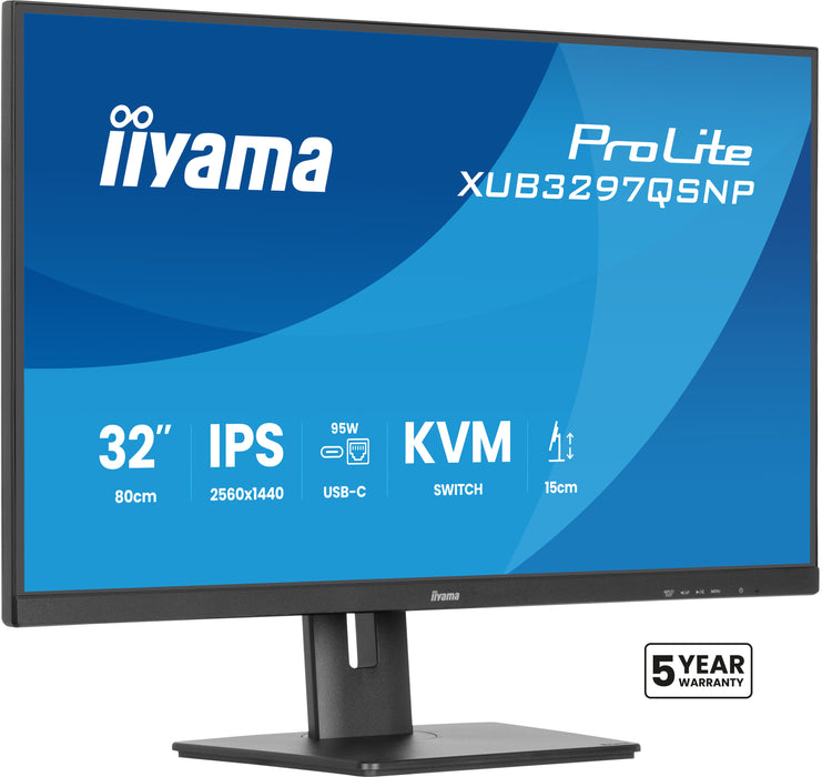 iiyama ProLite XUB3297QSNP-B1 32" 100Hz 1ms QHD Desktop Monitor Desktop Monitor iiyama