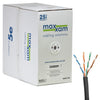 Cablenet Cat5e Black U/UTP LSOH 24AWG 305m Reelex Box Solid CPR Dca Cable