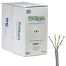 Cablenet Cat5e Grey U/UTP PVC 24AWG 305m Reelex Box Solid CPR Eca Cable