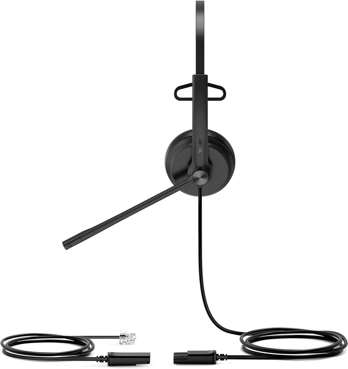 Yealink YHS34LITEMONO Single Ear QD To RJ9 Headset For Yealink Handsets Headset Yealink