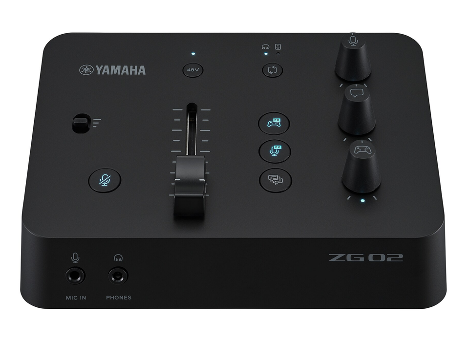 Yamaha ZG02 Game Streaming Audio Mixer Audio Mixer Yamaha