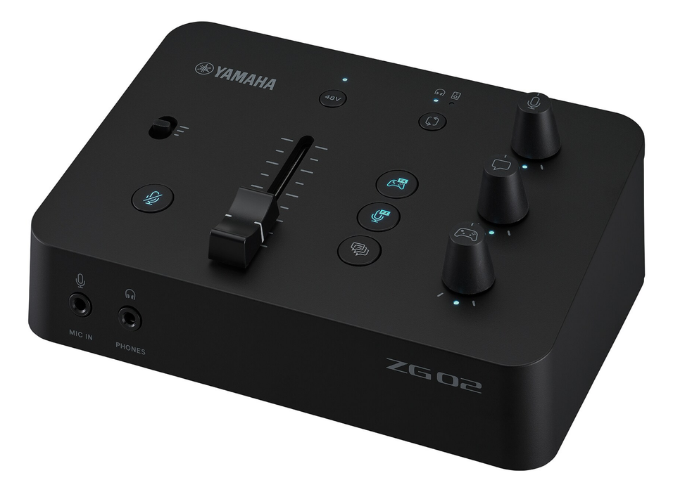 Yamaha ZG02 Game Streaming Audio Mixer Audio Mixer Yamaha
