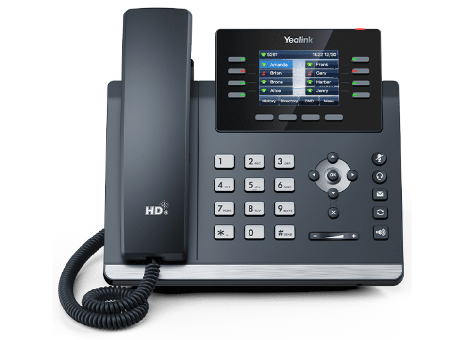 Yealink SIP-T44U Well-rounded SIP Phone for Workers of Co-working Space yealink SIP Phone Yealink