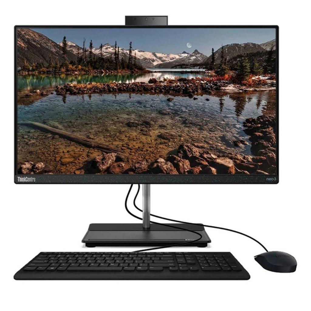 Lenovo ThinkCentre Neo 30a 24 12CE004QUK Intel Core i5 i5-1235U Deca-core (10 Core) 1.30 GHz 8 GB RAM DDR4 SDRAM 256 GB M.2 PCI Express NVMe 4.0 x4 SSD All-in-One Computer Desktop PC Lenovo