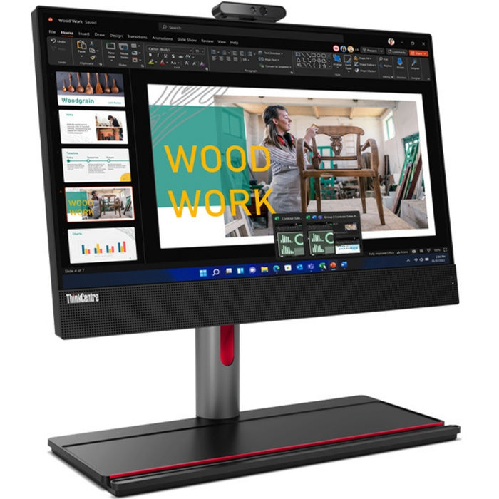 Lenovo ThinkCentre M70a Gen 3 11VL001MUK Intel Core i5 12th Gen i5-12500 Hexa-core 3 GHz 8 GB RAM DDR4 SDRAM 256 GB M.2 PCI Express NVMe 4.0 x4 SSD  All-in-One Computer