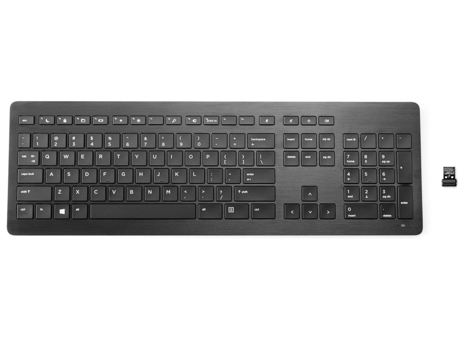 HP Wireless Premium Keyboard – Full-Size Swiss Layout | Z9N41AA#UUZ