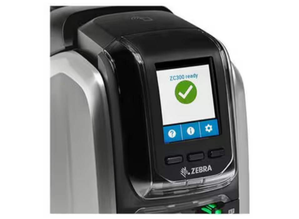 Zebra ZC300 Single-Sided Colour Card Printer – 300 dpi, USB, Ethernet | Z71-0M0C0000EM00 ID Card Printer Zebra