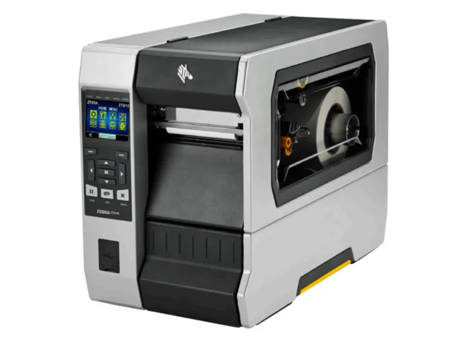 Zebra ZT610 Industrial Thermal Transfer Printer 300dpi, 12ips, RFID | ZT61043-T0E01C0Z Zebra Label Printers Zebra
