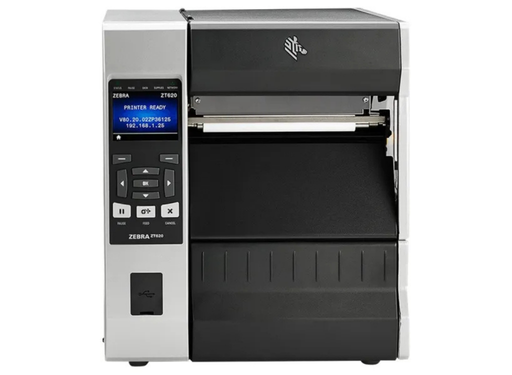 Zebra ZT620 Industrial Thermal Transfer Printer 203 DPI, USB, RS232 | ZT62062-T0E01C0Z Zebra Label Printers Zebra