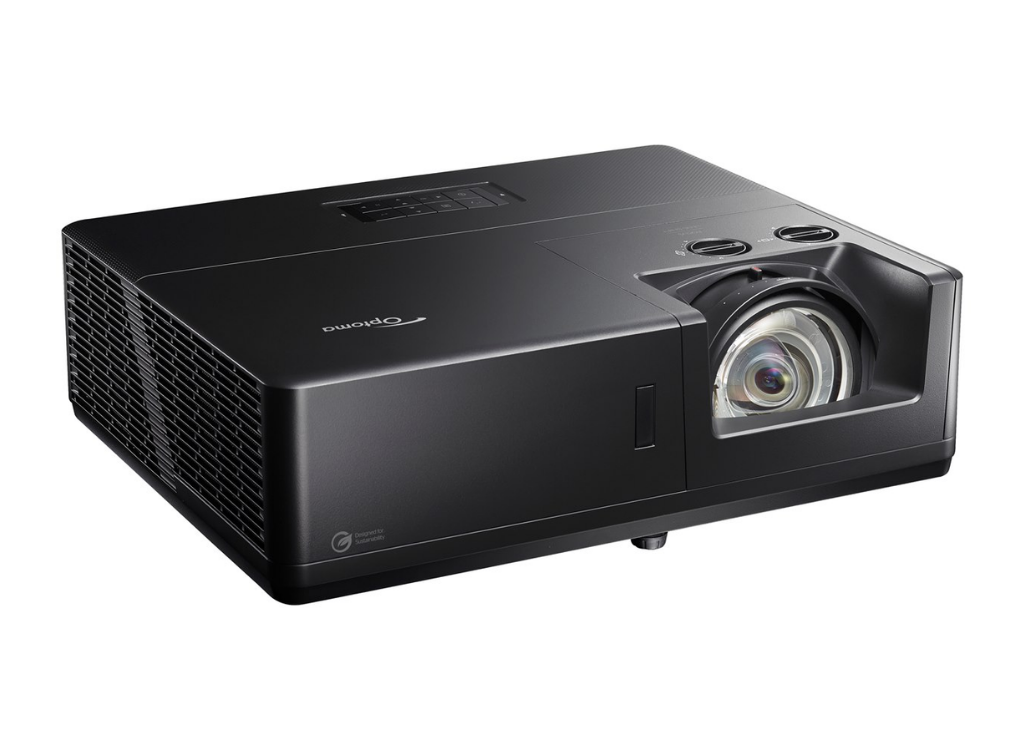 Optoma ZU507TST Bright Short Throw Professional Laser Projector - 5000 Lumens Projector Optoma