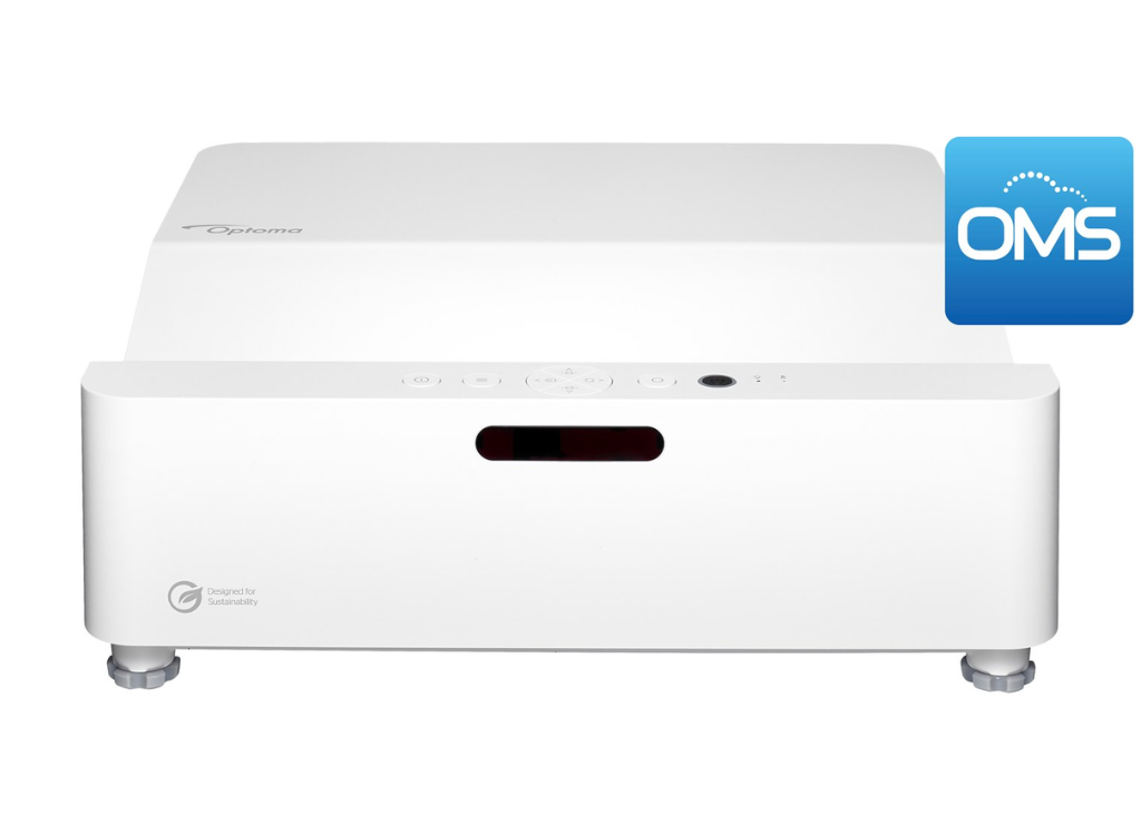 Optoma ZW410UST Compact Eco-Friendly Ultra Short Throw Projector - 4000 Lumens Projector Optoma