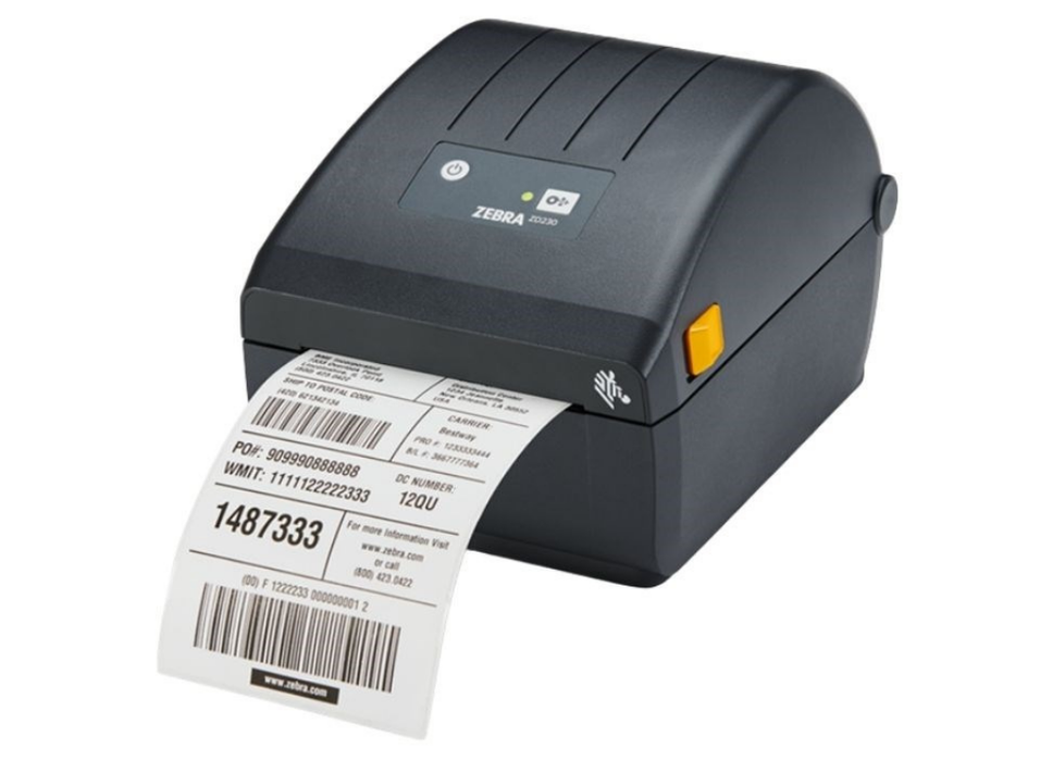 Zebra ZD220 4-Inch 203 DPI Direct Thermal Desktop Printer with USB & Dispenser | ZD22042-D1EG00EZ Zebra Label Printers Zebra