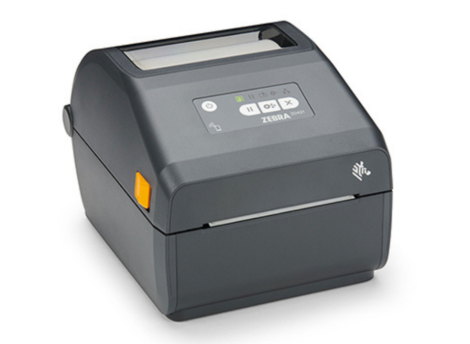 Zebra ZD421 4-Inch Direct Thermal Desktop Printer, 203 dpi, USB, BTLE5, Modular Slot | ZD4A042-D0EM00EZ Zebra Label Printers Zebra