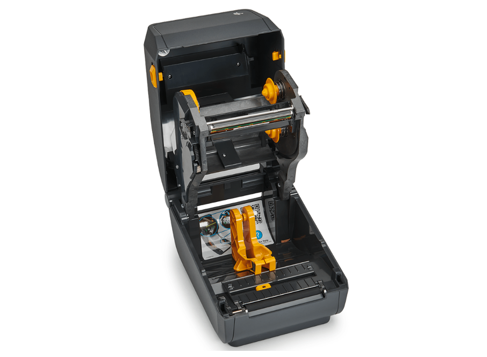 Zebra ZD421 Thermal Transfer Printer – 203 DPI, USB, Modular Slot, BTLE5, EZPL, UK/EU Cords | ZD4A042-30EM00EZ Zebra Label Printers Zebra