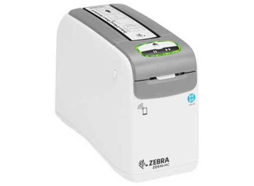 Zebra ZD510-HC Wristband Printer – 300 DPI, USB, Ethernet, Bluetooth, Antimicrobial Z-Band Support | ZD51013-D0EE00FZ Zebra Label Printers Zebra