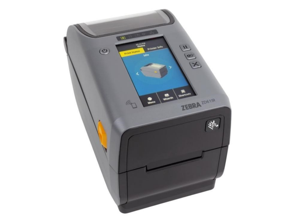 Zebra ZD611R 2-Inch 203 DPI Thermal Transfer RFID Printer with Colour Touch LCD | ZD6A122-T0EBR2EZ Zebra Label Printers Zebra