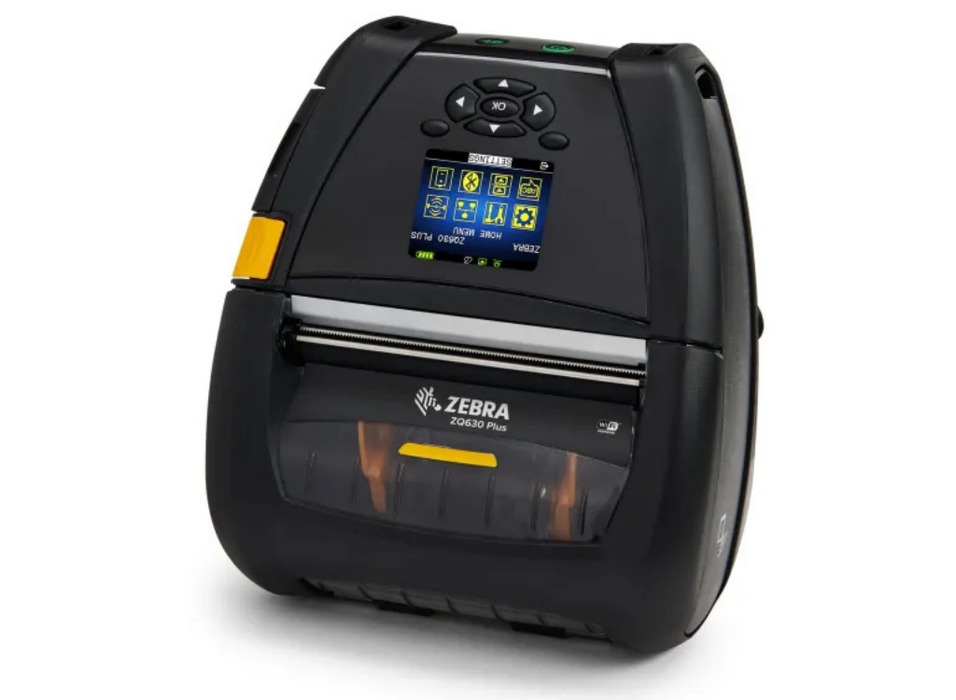 Zebra ZQ630 Plus RFID Mobile Printer 203 DPI, 115mm/s, Wi-Fi, Bluetooth | ZQ63-RUWAE14-00 Zebra Label Printers Zebra