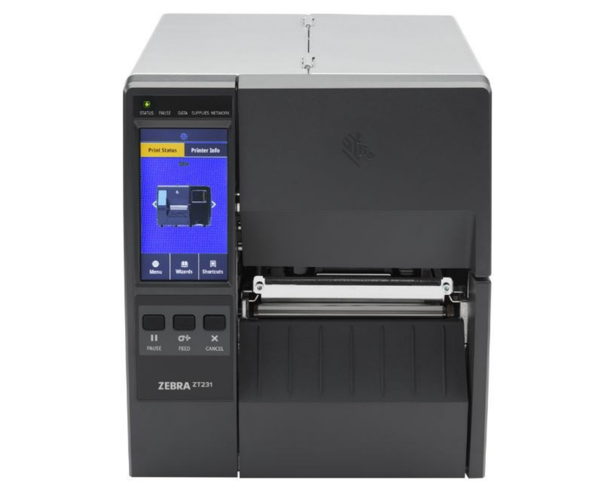 Zebra ZT231 203 dpi Industrial Printer with 4.3" Touchscreen, Wi-Fi | ZT23142-D0EC00FZ Zebra Label Printers Zebra