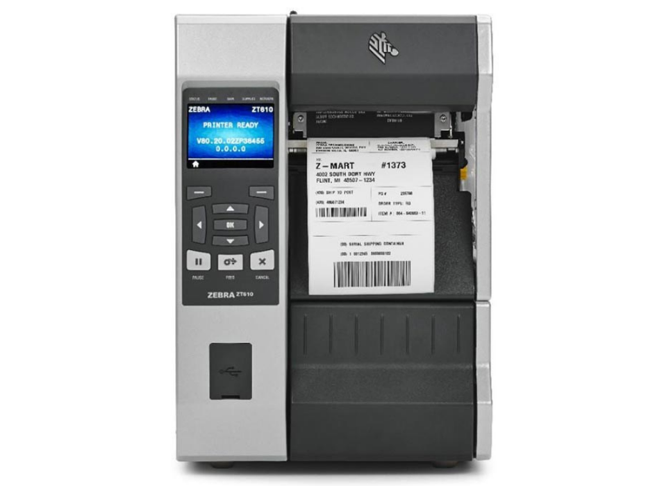 Zebra ZT610 Industrial Thermal Transfer Printer | ZT61042-T0EC100Z Zebra Label Printers Zebra
