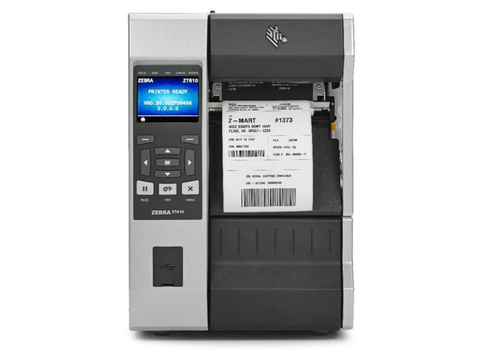 Zebra ZT610 Industrial Thermal Transfer Printer | ZT61046-T0E0100Z Zebra Label Printers Zebra
