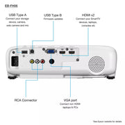 Epson EB-FH06 Full HD 1080p Projector - 3500 Lumens Projector Epson