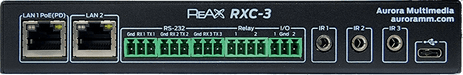 Aurora Multimedia RXC-3-G2 ReAX Control Processor w/ Additional Serial & Ethernet Control Ports Control Processor Aurora