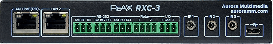 Aurora Multimedia RXC-3-G2 ReAX Control Processor w/ Additional Serial & Ethernet Control Ports Control Processor Aurora