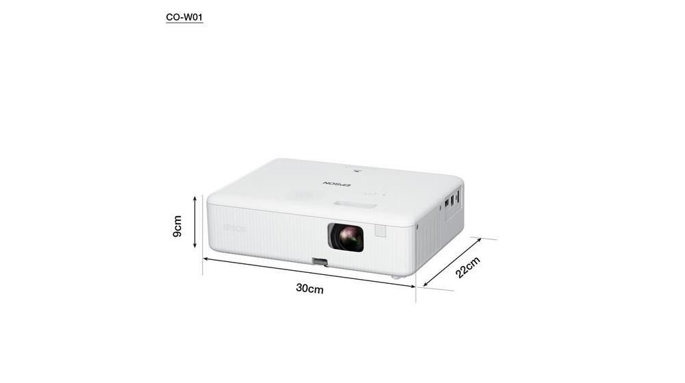 Epson V11HA86040/CO-W01 WXGA Projector - 3000 Lumens Projector Epson