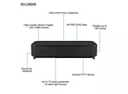 Epson EH-LS800B Super Ultra Short Throw Projector - 4000 Lumens Projector Epson