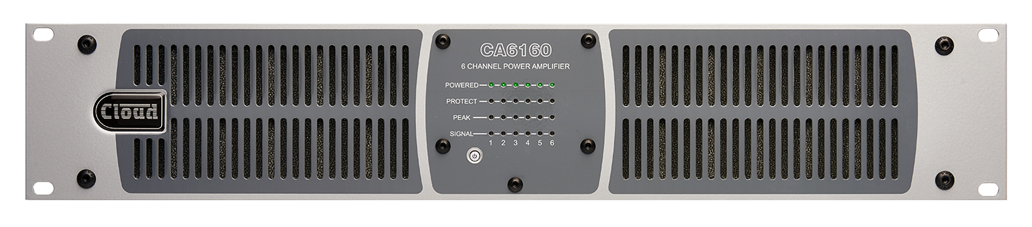 Cloud Electronics CA6160 6 Channel Amplifier 160w Per Output Channel Audio Amplifier Cloud Electronics