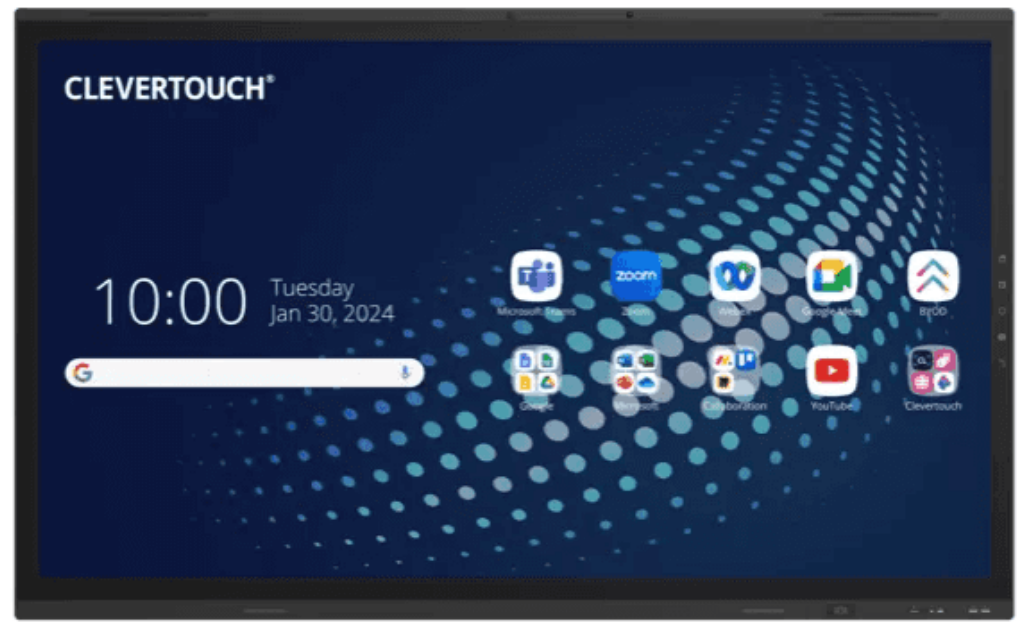 CleverTouch UX PRO Edge 75" 4K Ultra HD EDLA Certified Interactive Display Interactive Touchscreen Display CleverTouch