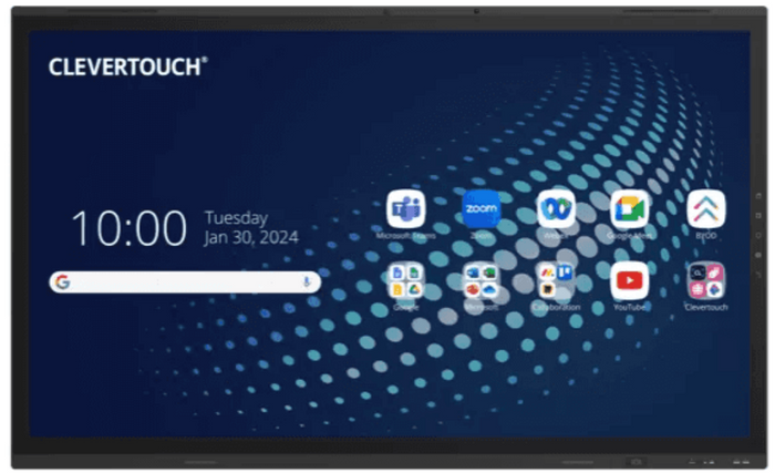 CleverTouch UX PRO Edge 75" 4K Ultra HD EDLA Certified Interactive Display Interactive Touchscreen Display CleverTouch