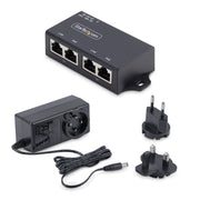 StarTech 2-Port Gigabit Midspan PoE+ Injector, 10/100/1000Mbps, PoE+ (802.3af/at), 30W | AF221CE-POE-INJECTOR Adapter / Converter Startech