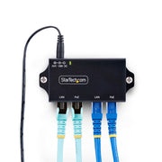 StarTech 2-Port Gigabit Midspan PoE+ Injector, 10/100/1000Mbps, PoE+ (802.3af/at), 30W | AF221CE-POE-INJECTOR Adapter / Converter Startech
