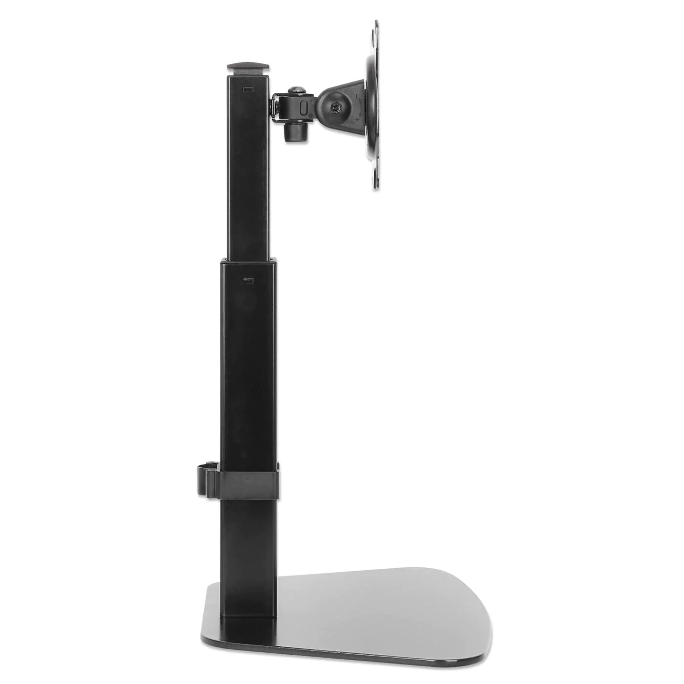 Manhattan 15" - 32" Height Adjustable Gas Spring Single Monitor Desktop Stand | 461894 Monitor Arm Desk Mount Manhattan