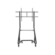 Moove 55" - 105" Screens Floor Trolley with Shelf | AS08610FW Mobile Trolley DigitalSignage