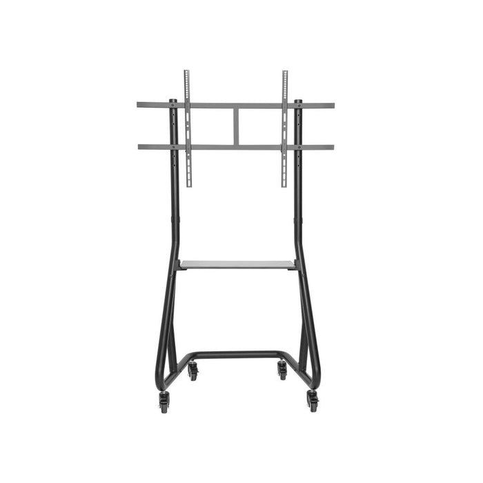 Moove 55" - 105" Screens Floor Trolley with Shelf | AS08610FW Mobile Trolley DigitalSignage
