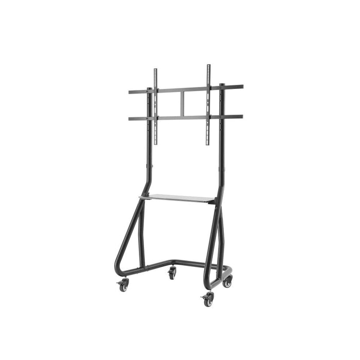 Moove 55" - 105" Screens Floor Trolley with Shelf | AS08610FW Mobile Trolley DigitalSignage