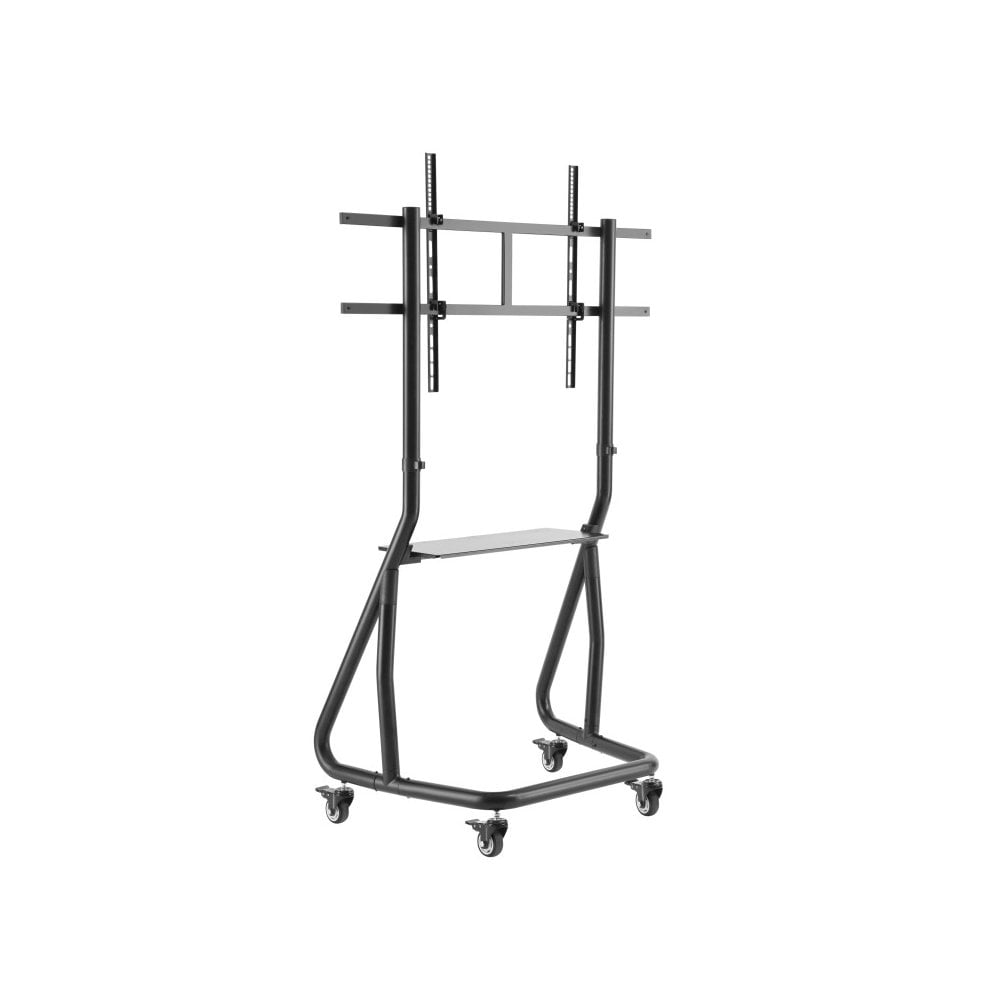 Moove 55" - 105" Screens Floor Trolley with Shelf | AS08610FW Mobile Trolley DigitalSignage