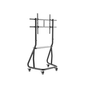 Moove 55" - 105" Screens Floor Trolley with Shelf | AS08610FW Mobile Trolley DigitalSignage