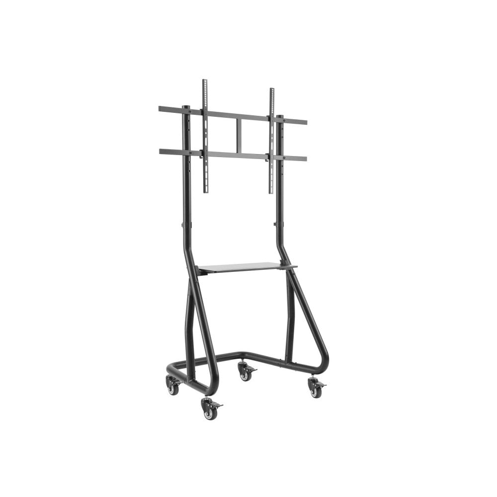 Moove 55" - 105" Screens Floor Trolley with Shelf | AS08610FW Mobile Trolley DigitalSignage