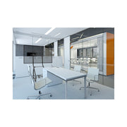 Moove 55" - 105" Screens Floor Trolley with Shelf | AS08610FW Mobile Trolley DigitalSignage