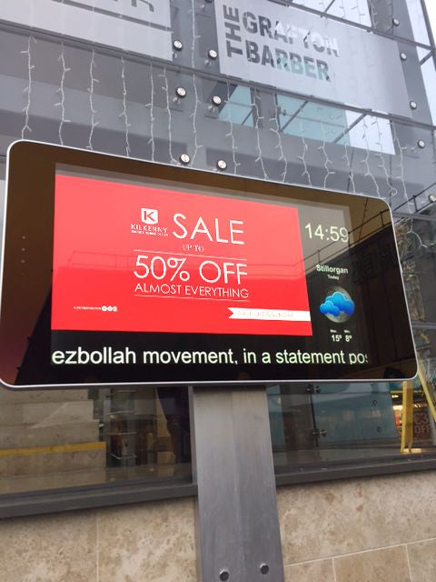 Moove SMB22D – 22" Wall-Mounted Outdoor Digital Advertising Display High Brightness Digital Signage ScreenMoove