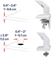 Ergotron Up to 42" HX LCD Arm Sit-Stand Desk Mount White | 45-475-216 Monitor Arm Desk Mount Ergotron