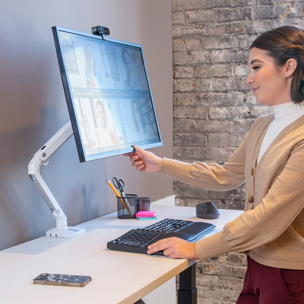 Ergotron Up to 34" MXV LCD Arm Desk Mount | 45-486-216 Monitor Arm Desk Mount Ergotron