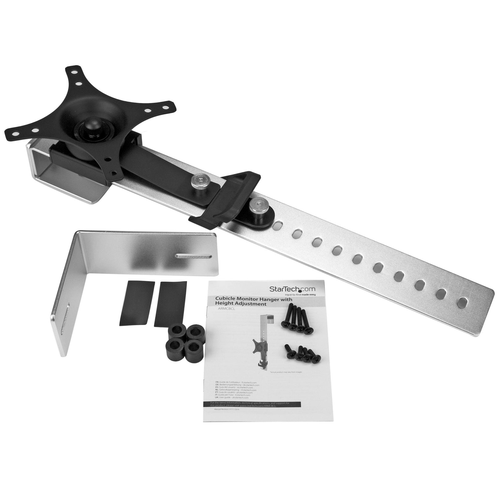 StarTech ARMCBCL Cubicle Hanging Monitor Mount | Up To 34" Screens Wall Mount Bracket Startech