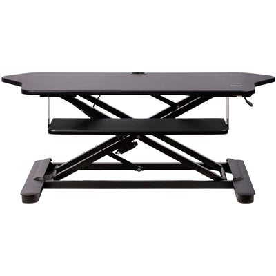 StarTech ARMSTSCORNR Corner Sit Stand Desk Converter with Keyboard Tray StarTech Workstation Startech