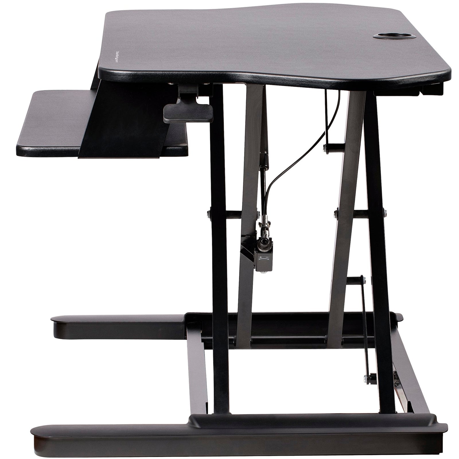 StarTech ARMSTSCORNR Corner Sit Stand Desk Converter with Keyboard Tray Table Stand Startech